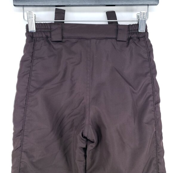 Rothschild Insulated Snow Pants Youth Size Small 4 Brown Side Zip Leg - Picture 4 of 7